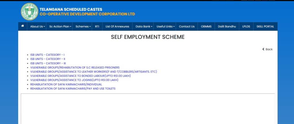 SELF EMPLOYMENT SCHEME 
